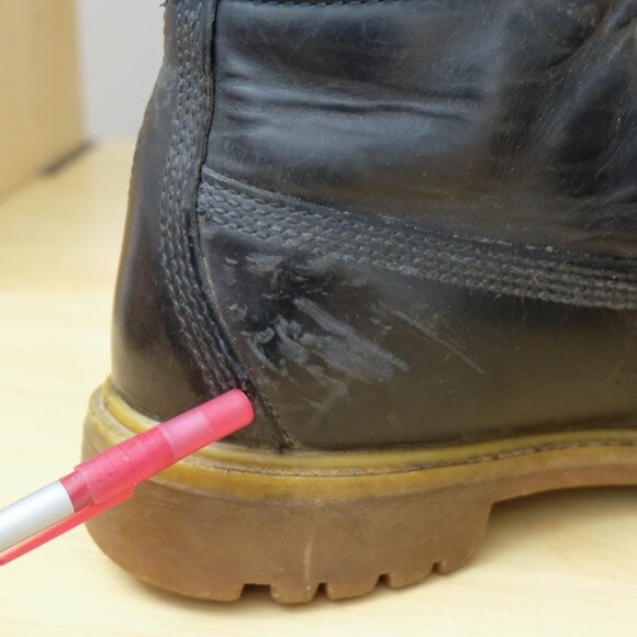 Timberland Boots Mens 8 M Blue Hiking Outdoor Classic Leather Retro - Picture 10 of 10